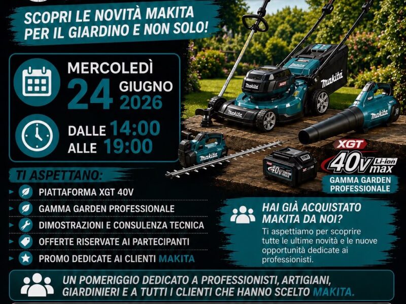 Open day makita giugno 2026